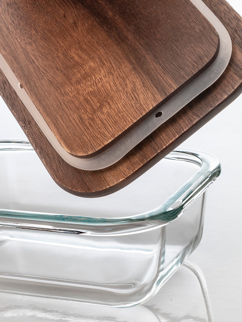 CONTENEDOR GLASS AND WOOD image number null